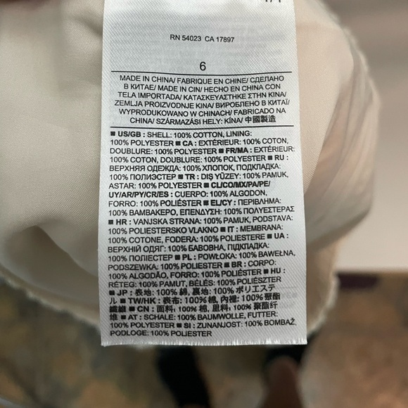 Banana Republic Lace Shorts - cream size 6 - Picture 8 of 9